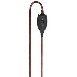 Hama Fejhallgató - 139927 HS-USB400 (hangerőszabályzó, USB-A, 2m, fekete)