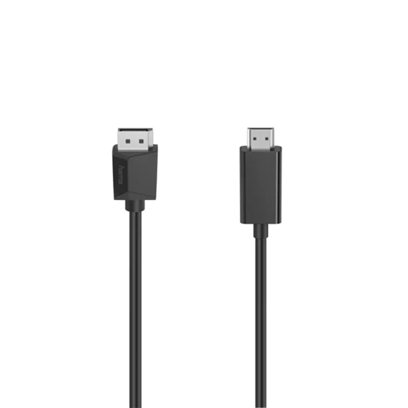 Hama FIC DisplayPort - HDMI Cable Ultra HD 4K 1,5m Black Hama FIC DisplayPort - HDMI Cable Ultra HD 4K 1,5m Black