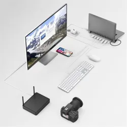 HAMA 200103, USB TYPE-C 9 IN 1 DOKKOLÓ ADAPTER (4x USB3.1, HDMI, LAN, USB-C, PD, SD)