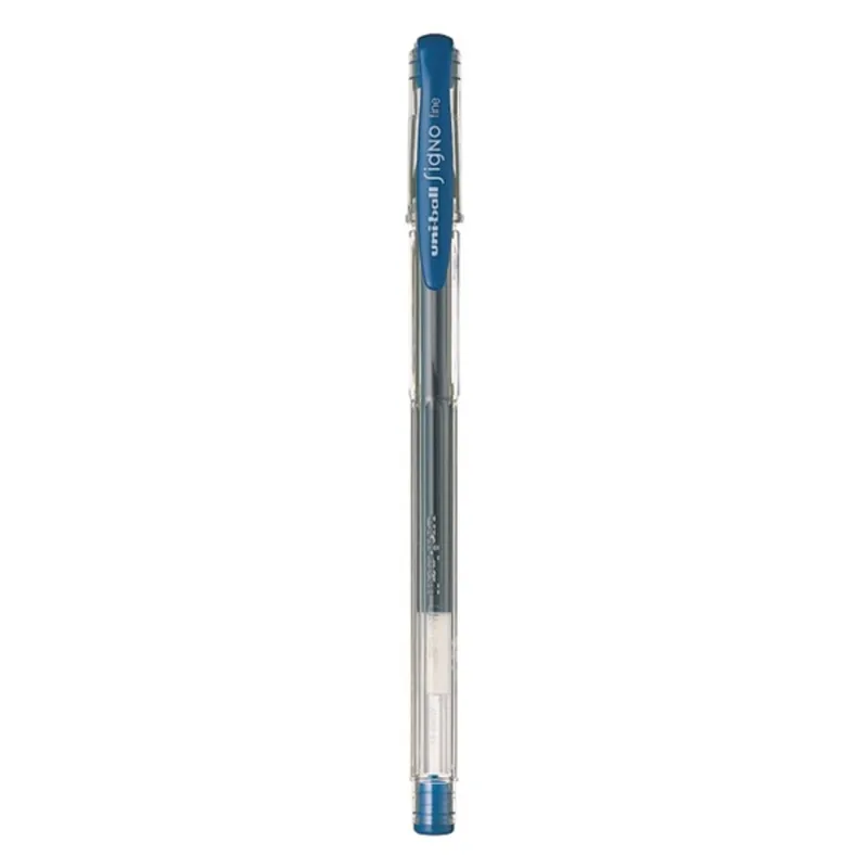 Zselés toll 0,5mm, Uni UM-100, írásszín kék Zselés toll 0,5mm, Uni UM-100, írásszín kék