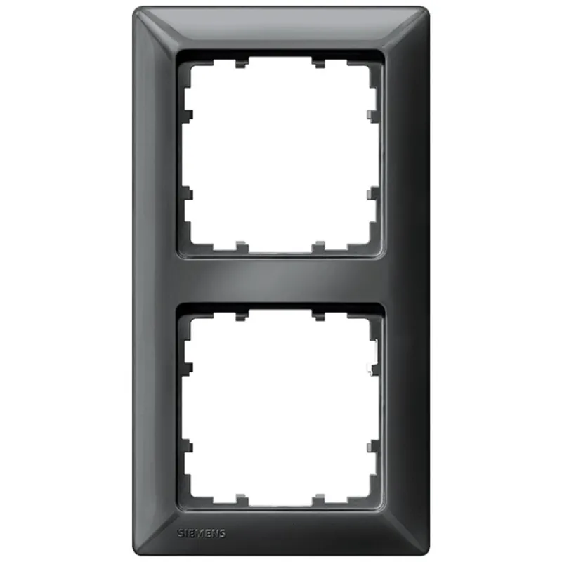 Siemens 5TG2552-6 DELTA LINE antracit 2-es keret Siemens 5TG2552-6 DELTA LINE antracit 2-es keret