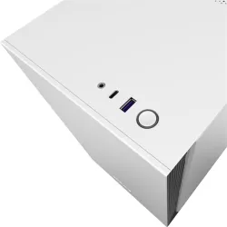 HÁZ NZXT mITX - H210 Matt fehér - CA-H210B-W1