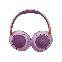 JBL JR460NC (Zajszűrős vezeték nélküli, bluetooth fejhallgató gyerekeknek), pink
