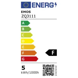 Emos LED izzó gyertya E27 4W 330lm természetes fehér (ZQ3111)