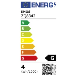 Emos LED izzó GU10 3.8W 320lm hideg fehér (ZQ8342)