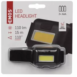 EMOS P3537 COB LED 110lm tölthető fejlámpa