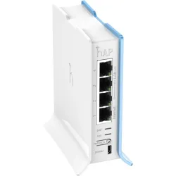 MIKROTIK Wireless Router RouterBOARD 2,4GHz, 4x100Mbps, 300Mbps, Asztali - RB941-2ND-TC