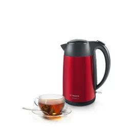 Bosch TWK3P424 DesignLine vízforraló metálpiros