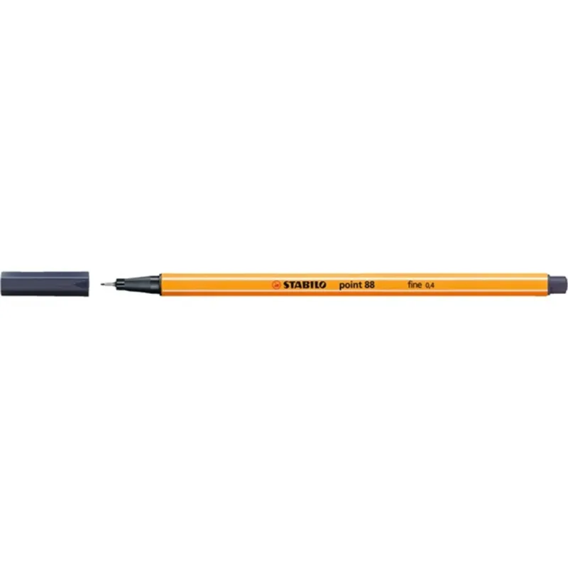 Tűfilc, 0,4 mm, STABILO "Point 88", payne-szürke Tűfilc, 0,4 mm, STABILO "Point 88", payne-szürke