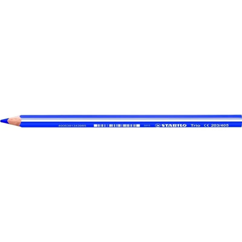 Stabilo Trio thick 203/405 ultramarine kék vastag színes ceruza Stabilo Trio thick 203/405 ultramarine kék vastag színes ceruza