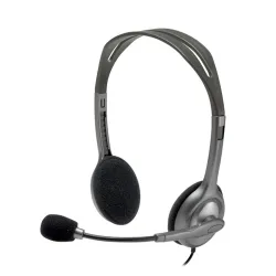 Fejhallgató Logitech H111 Mikrofonnal Fekete