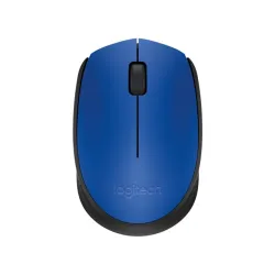 Logitech M171 vezeték nélküli egér kék-fekete (910-004640) USB