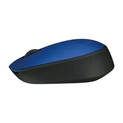 Logitech M171 vezeték nélküli egér kék-fekete (910-004640) USB
