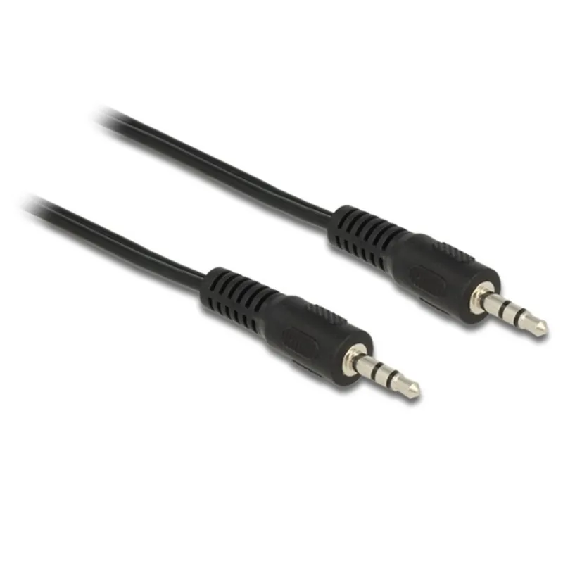 DELOCK audio kábel DC jack 3.5 mm male / male 2.5 m (84001) DELOCK audio kábel DC jack 3.5 mm male / male 2.5 m (84001)