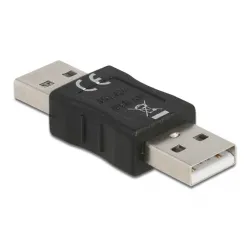 DELOCK Átalakító Gender Changer USB-A male - USB-A male