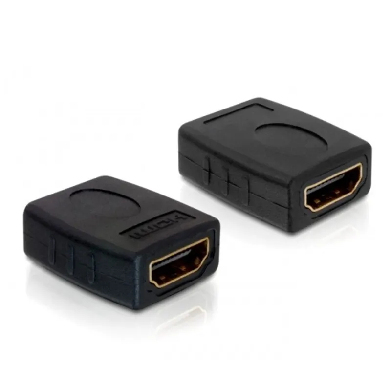 Delock Átalakító - 65049 (HDMI - HDMI, anya/anya, fekete) Delock Átalakító - 65049 (HDMI - HDMI, anya/anya, fekete)