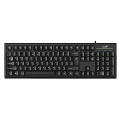 Billentyűzet Genius KB-100 HUN USB fekete Smart
