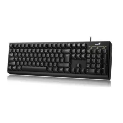 Billentyűzet Genius KB-100 HUN USB fekete Smart