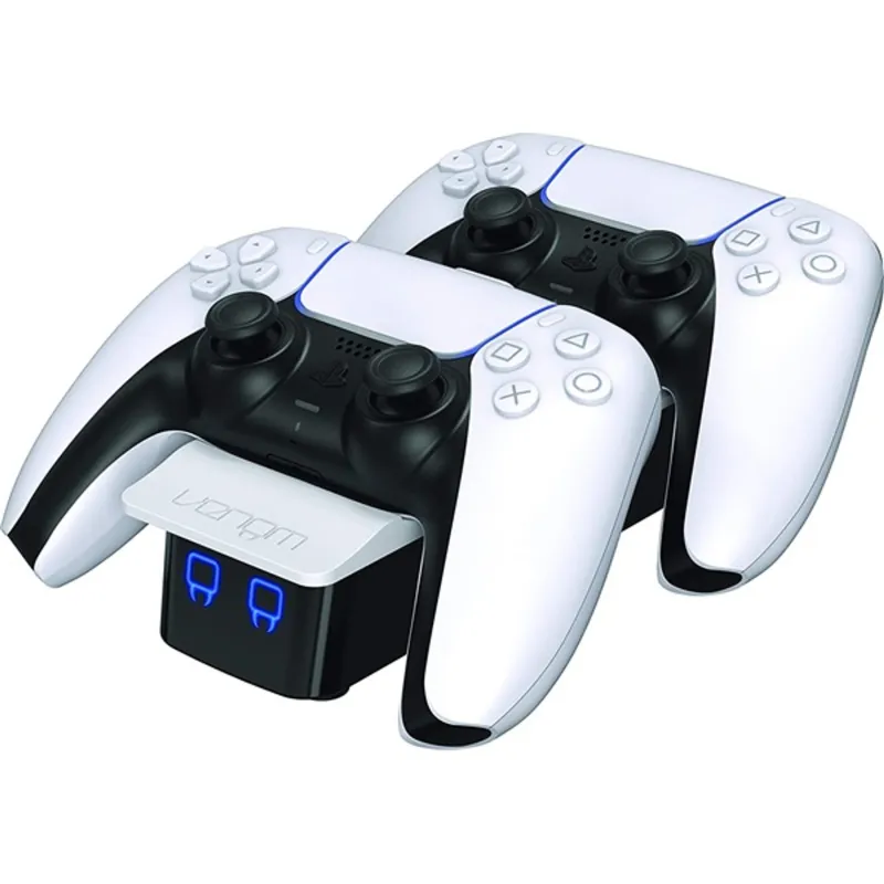 VENOM PS5 Kiegészítő Dupla Töltő állomás Fehér, VS5001 VENOM PS5 Kiegészítő Dupla Töltő állomás Fehér, VS5001