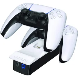VENOM PS5 Kiegészítő Dupla Töltő állomás Fehér, VS5001