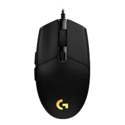 LOGITECH Egér - G203 Lightsync RGB Vezetékes Gaming, Fekete