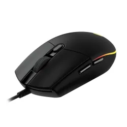 LOGITECH Egér - G203 Lightsync RGB Vezetékes Gaming, Fekete