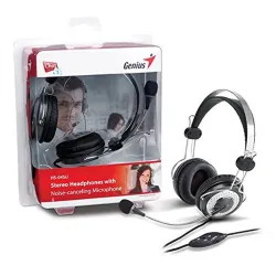 Genius HS-04SU fejhallgató headset fekete-ezüst