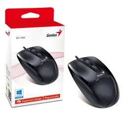 GENIUS MOUSE DX-150X USB Fekete 1200dpi