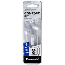 Panasonic RP-TCM115E-W fülhallgató mikrofonnal fehér
