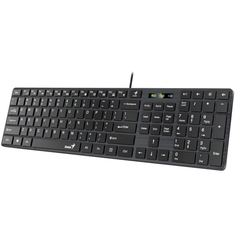 Genius SlimStar 126 keyboard Black HU Genius SlimStar 126 keyboard Black HU