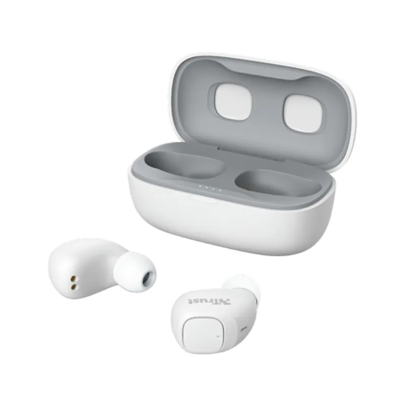Trust Nika Compact Bluetooth mikrofonos fülhallgató fehér (23904) Trust Nika Compact Bluetooth mikrofonos fülhallgató fehér (23904)