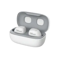 Trust Nika Compact Bluetooth mikrofonos fülhallgató fehér (23904)