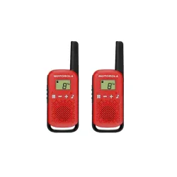 Motorola Talkabout T42 Dual Walkie-Talkie (2 Pcs) Red
