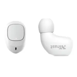 Trust Nika Compact Bluetooth mikrofonos fülhallgató fehér (23904)