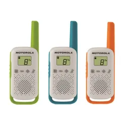 Motorola Talkabout T42 Triple Walkie-Talkie (3 Pcs) Blue/Orange/Green