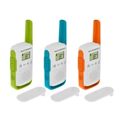 Motorola Talkabout T42 Triple Walkie-Talkie (3 Pcs) Blue/Orange/Green