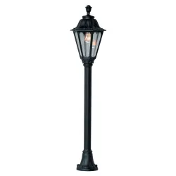 Fumagalli MIZAR/RUT LED 8W 2,7K E27 fekete kültéri állólámpa