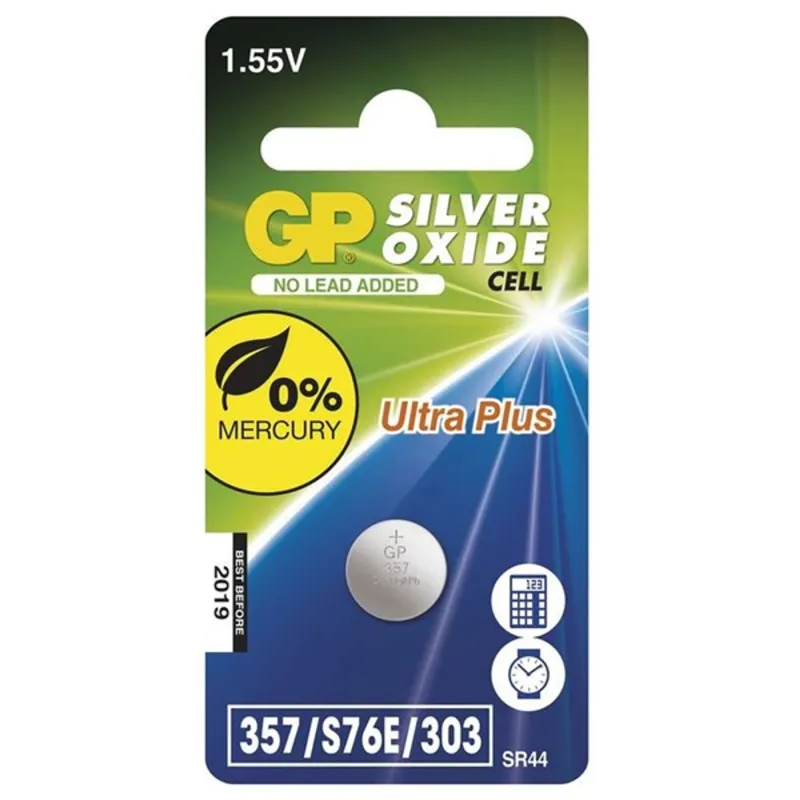 GP SR1154 (357/S76E/SR44) ezüst-oxid gombelem 1db/bliszter GP SR1154 (357/S76E/SR44) ezüst-oxid gombelem 1db/bliszter