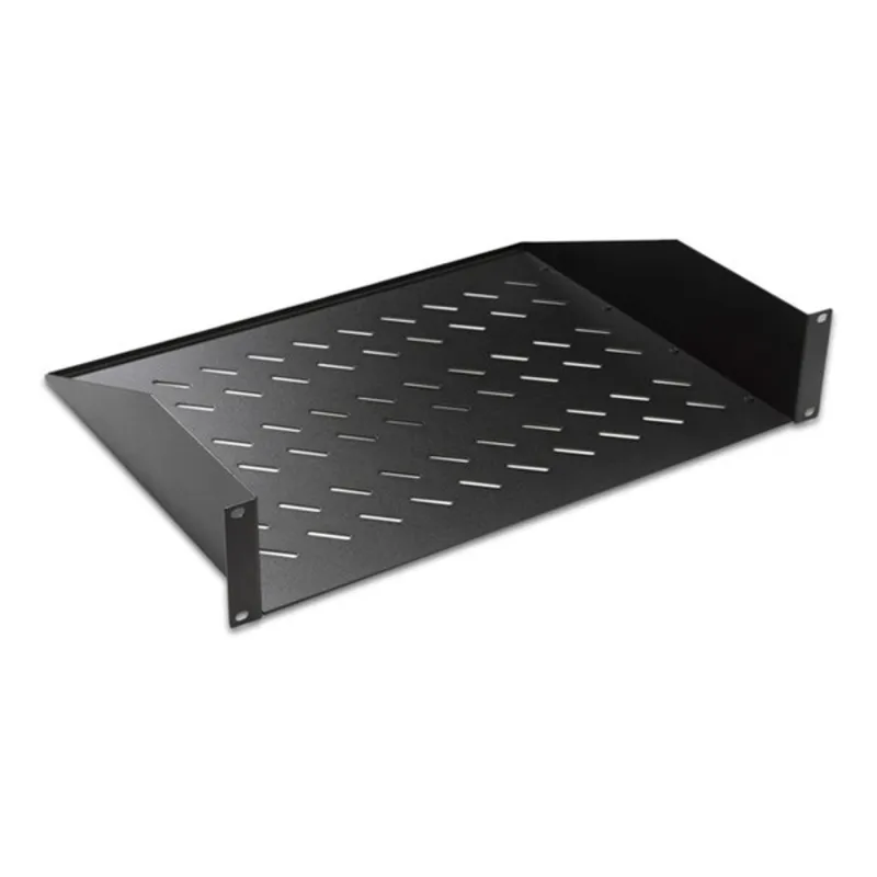 Lande 2 ponton rögzíthető 1U 19" rack tálca fekete Lande 2 ponton rögzíthető 1U 19" rack tálca fekete