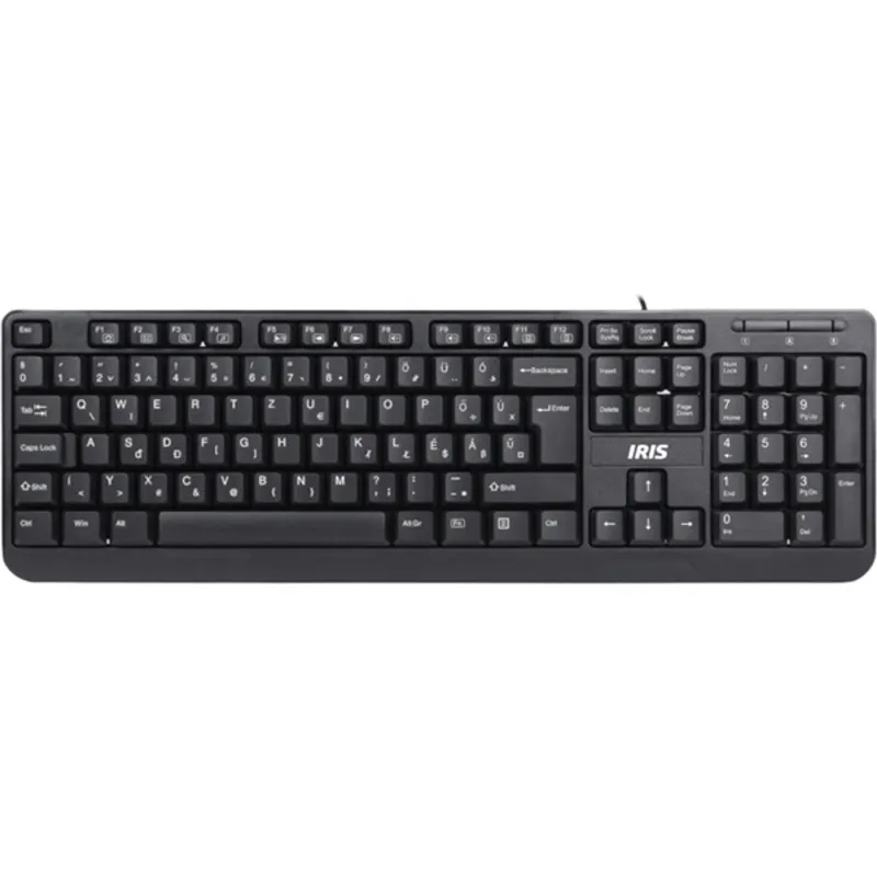 IRIS B-13 USB billentyűzet Black HU IRIS B-13 USB billentyűzet Black HU