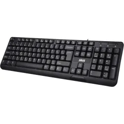 IRIS B-13 USB billentyűzet Black HU