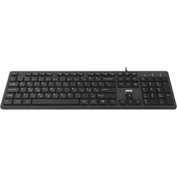 IRIS B-23 USB Slim billentyűzet Black HU