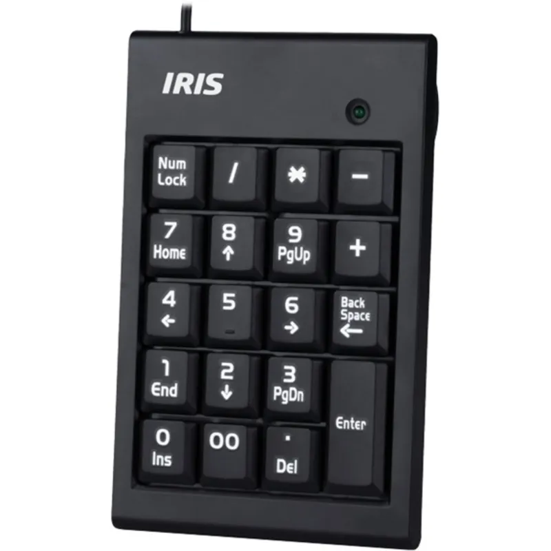 IRIS B-15 USB numerikus billentyűzet Black IRIS B-15 USB numerikus billentyűzet Black