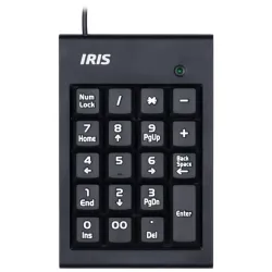 IRIS B-15 USB numerikus billentyűzet Black