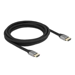 DeLock Ultra High Speed HDMI Cable 48 Gbps 8K 60Hz 3m certified Grey