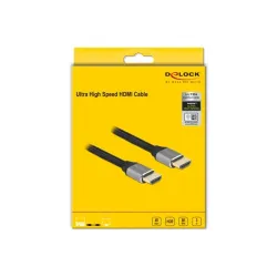 DeLock Ultra High Speed HDMI Cable 48 Gbps 8K 60Hz 3m certified Grey