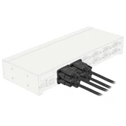 Delock RS-232 soros null modem vékony házzal 2m