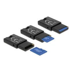 DeLock USB 2.0 Card Reader for Micro SD memory cards Black