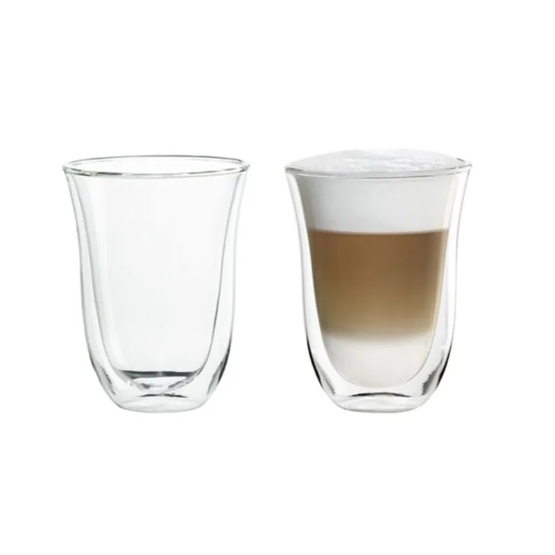DeLonghi DLSC312 Latte Macchiato üvegpohár 2db-os, 330ml DeLonghi DLSC312 Latte Macchiato üvegpohár 2db-os, 330ml