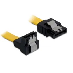 Delock SATA 6 Gb/s le /egyenes kábel, fém, 50 cm